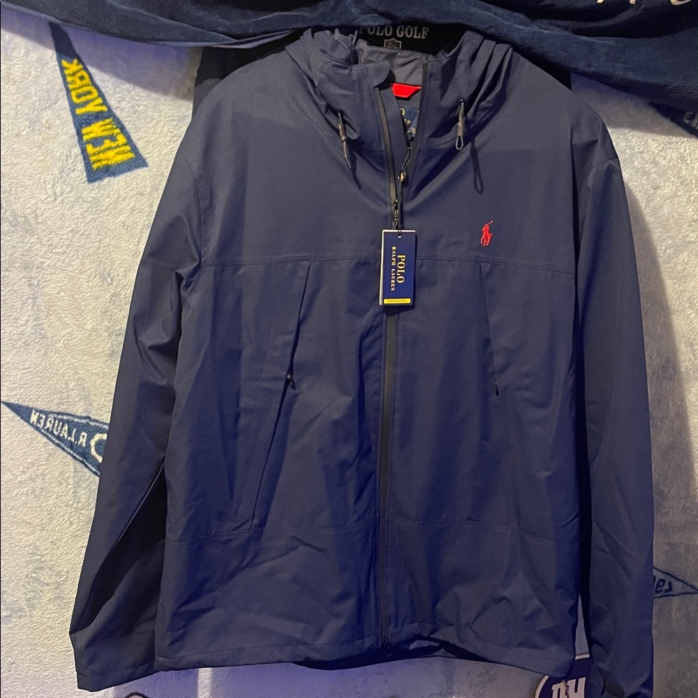 Polo by Ralph Lauren Men's Dark Blue Windbreaker